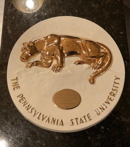 1989 Penn State Football Large Endowment Donation Award Joe Paterno Coach Cover