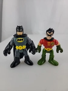 Fisher Price Imaginext Batman And ROBIN DC Super Friends Action Figure - Picture 1 of 10