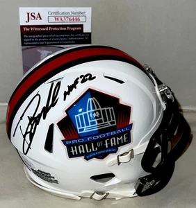 Tony Boselli Jaguars signed Hall of Fame mini helmet W HOF Inscrip JSA Witness - Picture 1 of 2