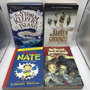Kid's Chapter Books Barren Grounds Storm Keeper Island School Minions Big Nate - Bild 1 von 11