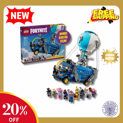 HOT SALE - LEGO Fortnite Battle Bus Collectible Building Toy 77073 - Image 1 of 4