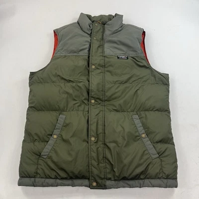 L.L. Bean Mountain Classic Down Vest Green Puffer Downtek Pertex Size Large Tall - Image 1 of 4
