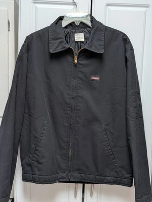 Chaqueta de Trabajo Dickies Negra Acolchada Forrada Talla M (Ver Todas las Fotos) Foto 1 de 4