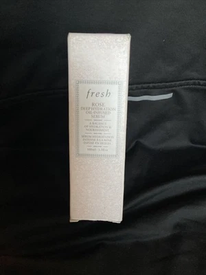 Fresh Rose Deep Hydration Oil-Infused Face Serum | Full Size 100ml/3.3 fl oz NIB - Image 1 of 4