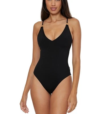  全新 Trina Turk Monaco One Piece 泳装 扭转背 火焰 红色/橙色 $154 10 — 第 1/4 张图片