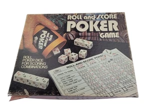 Vintage 1977 Roll and Score Poker Game E.S. Lowe #2701 POKER WITH DICE Complete - Picture 1 of 10