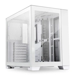 Lian Li O11D MINI-S Computer Case w/ Tempered Glass - Snow White - Afbeelding 1 van 7