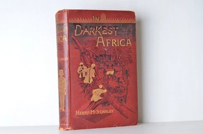 Antique First Edition In Darkest Africa by Henry M. Stanley 1890 - Volume 2 - Image 1 of 4