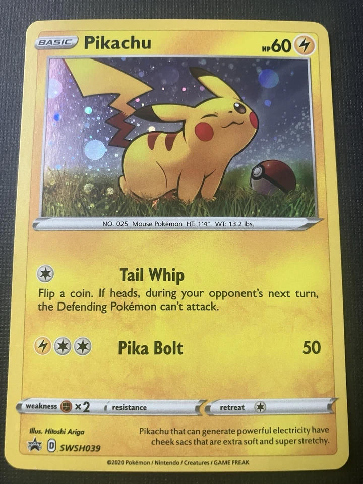 Pikachu SWSH039 SWSH: Sword & Shield Promo Cards Holo - Image 1 of 3