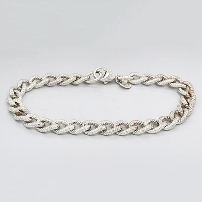 Tiffany & Co. 925 Sterling Silver Twist Link Chain Bracelet - 7.50" - Image 1 of 4