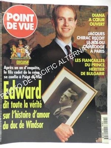 Revue POINT DE VUE n° 2492 magazine Avril 1996 Bon Etat edward verité windsor - Picture 1 of 1