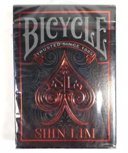 Carte da gioco Bicycle Shin Lim finitura cuscino d'aria made in USA - Foto 1 di 4