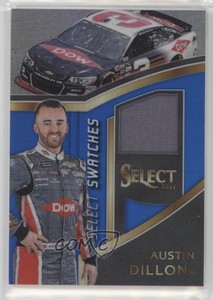 2017 Panini Select Select Swatches Blue Prizm /199 Austin Dillon #AD