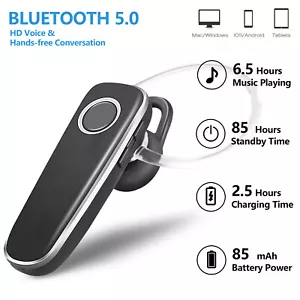Wireless Bluetooth Headset Stereo Music Sports Earphone For Cell Phone Driving - Picture 1 of 12