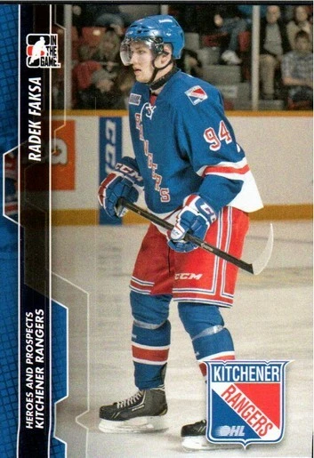 Radek Faksa 2013-14 Heroes & Prospects Kitchener Rangers - Image 1 of 1