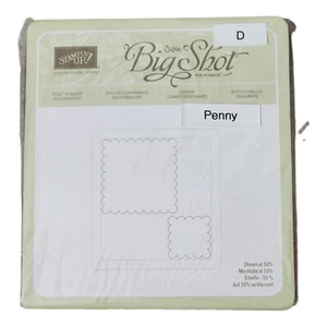 Stampin' Up Bigz SCALLOP SQUARES DUO Bigshot Scrapbook cards-120903 - Picture 1 of 3