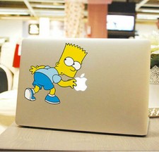 🍎 Bart Simpson MacBook sticker decal for Apple laptop MacBook Air Pro 13” inch