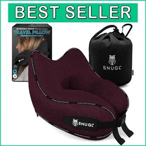 Ultimativer Komfort Memory Foam Reisekissen mit Clip & Tasche für Flugzeugreisen - Bild 1 von 11