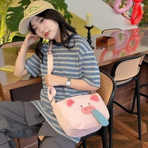 Large Capacity Snot Black Eyes Sling Bag Cute Animals Bag New Crossbody Bag - Picture 1 of 15