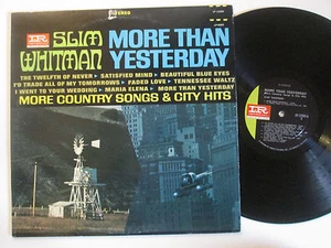 Slim Whitman More Than Yesterday Country Songs & City Hits LP - Bild 1 von 2