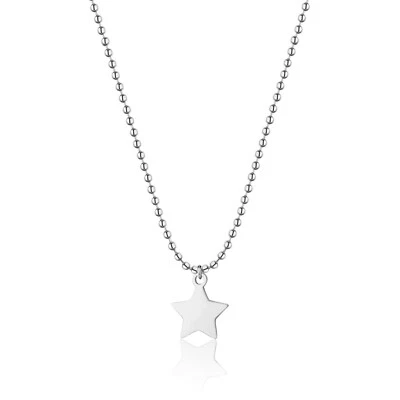 COLLANA DONNA IN ACCIAIO CON PENDENTE STELLA S'AGAPO SMILE SSM003 (2589) - Immagine 1 di 2