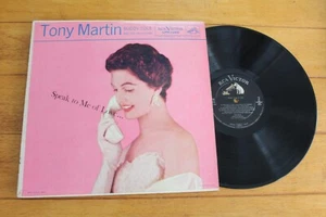 TONY MARTIN - SPEAK TO ME OF LOVE LP 12" VINYL VG+ BUDDY COLE CHEESECAKE - Picture 1 of 4