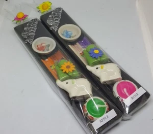 Thai aroma spa candle incense relax gift set souvenir elephant ceramit home 2 - Picture 1 of 11