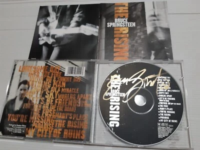 bruce SPRINGSTEEN autogramm cd THE RISING signed live concert europe tour - Photo 1/2