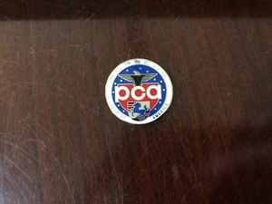 Official Porsche PCA Car Club of America 1” Metal Badge Emblem Coin Type Item - Picture 1 of 3
