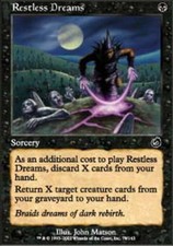 4x Restless Dreams MTG Torment NM Magic Regular