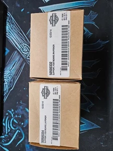 oem Harley 50500332 50500334 Passenger Foot Peg Mount Brackets Touring Black - Picture 1 of 2