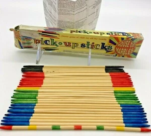 Pick-up Sticks from House of Marbles wooden sticks w/original box and instr - Picture 1 of 6
