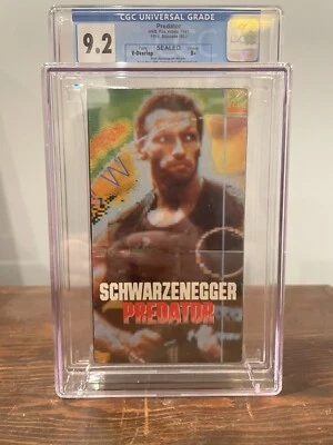 Graded Predator VHS Movie CGC Near Mint 9.2 Schwarzenegger Film Sealed A Old - Image 1 of 4