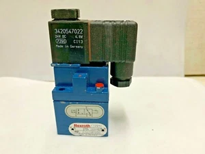 3722280220 Rexroth 3/2 Single Solenoid Externally Piloted NO/NC ND4 24V DC - Picture 1 of 3