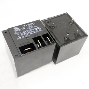 2Pcs TIANBO HJQ-15F-1-S-Z 12VDC 5Pins Power Relay - Picture 1 of 1