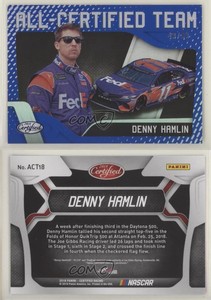 2018 Certified All-Certified Team Blue /99 Denny Hamlin #ACT18