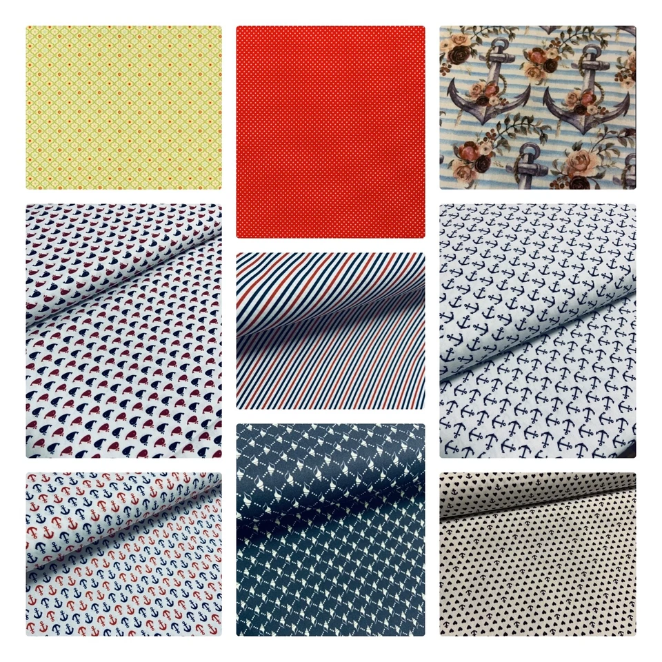 Stoffreste Stoffe Patchworkstoffe 100% Baumwolle Reste 25x25cm 37 Variationen - Bild 1 von 1