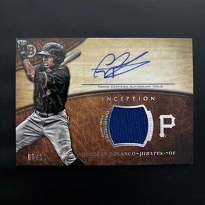 Gregory Polanco /10 GOLD RC 2014 BOWMAN INCEPTION SP RELIC AUTOGRAPH TWINS - Picture 1 of 3
