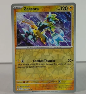 Zeraora - Corona Estelar - 055/142 - Individuales - Juego de cartas coleccionables Pokémon - Holograma inverso - R - Imagen 1 de 11