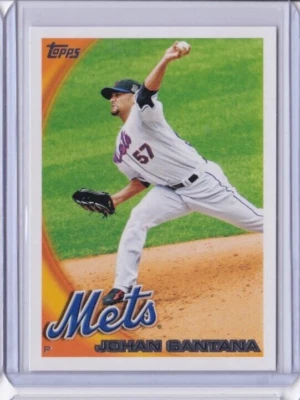 2010 Topps Baseball #573 JOHAN SANTANA NEW YORK METS ID89 - Image 1 of 2