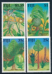 1990 FIJI NATIVE TIMBER TREES SET OF 4 FINE MINT MNH - Picture 1 of 1
