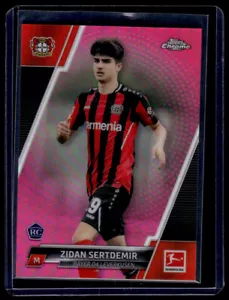 2021-22 Topps Chrome Bundesliga Pink Refractor /399 Zidan Sertdemir - Bild 1 von 2