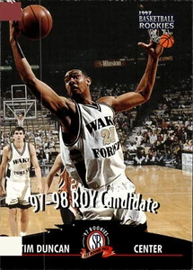 1997 Score Board Rookies #57 Tim Duncan - Picture 1 of 2