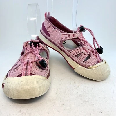 Zapatillas Sandalia Keen Little Kid's Rosa Lona Bungee Encaje Coronado, Talla 11 29 Foto 1 de 4