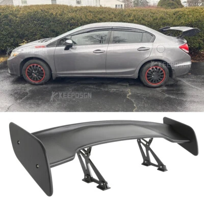 47 «Матовый черный задний спойлер задний багажник хвостовое крыло для Honda Civic FK7 FK8 VTX2 - Изображение 1 из 4