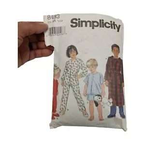 Pigiama bambino Simplicity 8493 1/2-1-2 - Foto 1 di 6