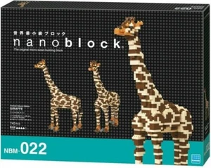 NANOBLOCK DELUXE EDITION GIRAFFE MINI BRICKS PUZZLE 740 PIECES GIFT NBM-022 - Picture 1 of 3