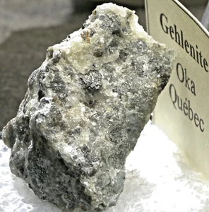 RARE GEHLENITE! 2.5 X 2.5 X 2 CM, OKA, QUEBEC, CANADA #2 - Picture 1 of 3