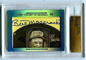 BILL MAZEROSKI CUT AUTO - 2017 HISTORY OF BASEBALL - #04/52 - HALL OF FAME - Picture 1 of 2
