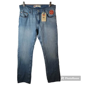 Levi's 511 Slim Jeans Boys Size 18 Reg 29X29 Vertical Stretch Back To School NWT - Picture 1 of 10